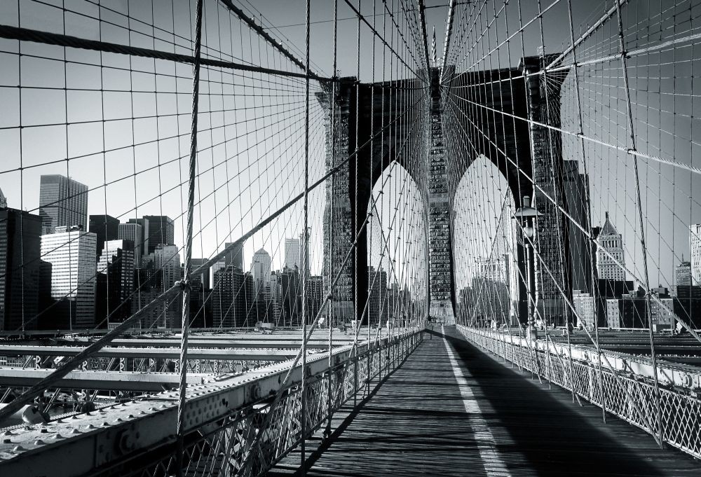 New York - Brooklyn Bridge Wall Mural | Buy At EuroPosters