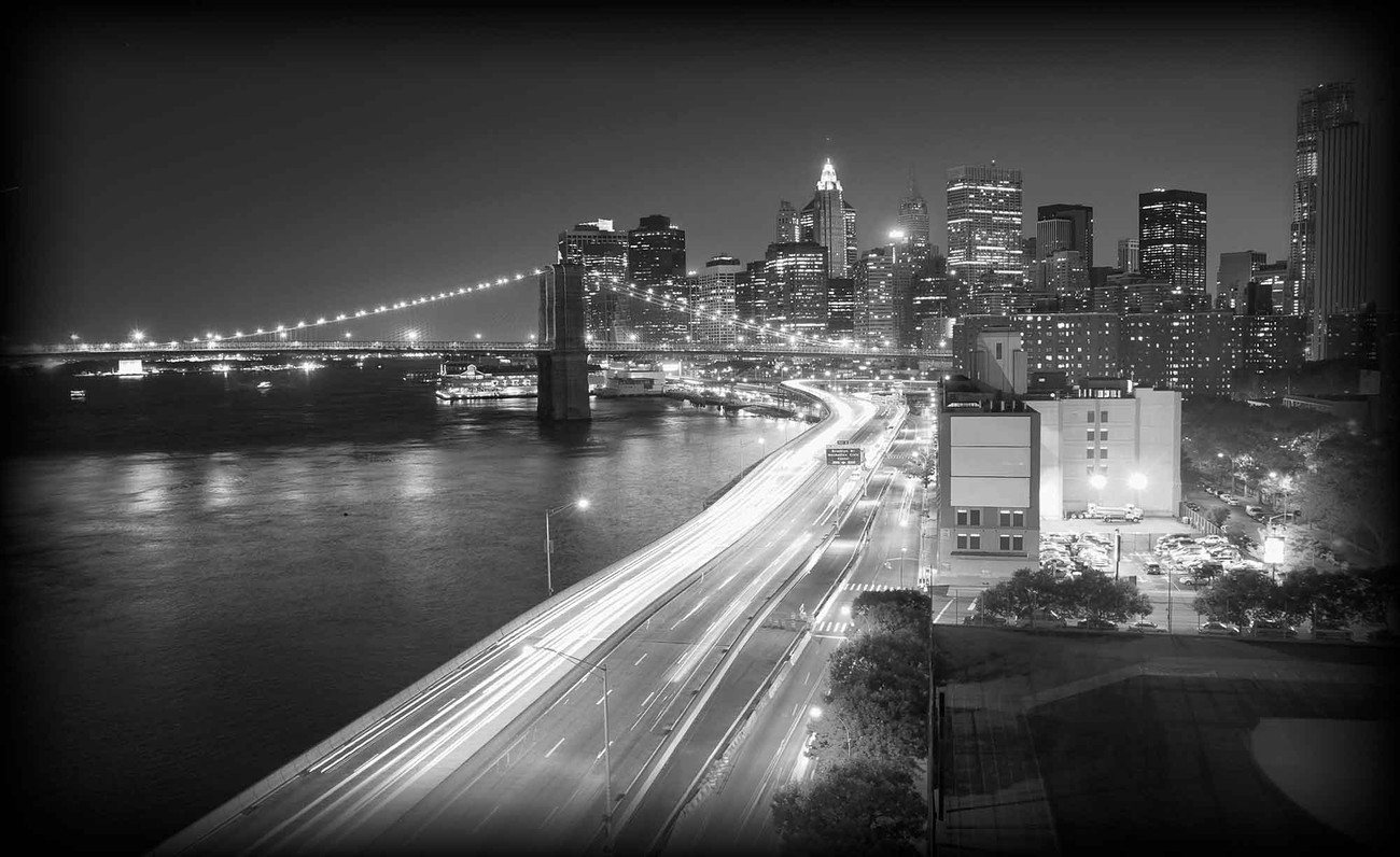 new york city skyline wallpaper black and white