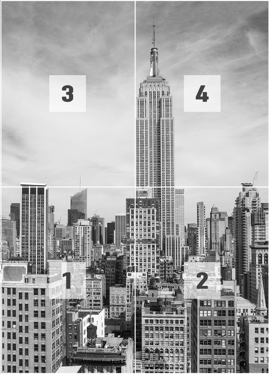 New York - The Empire State Building Wall Mural | Buy online at