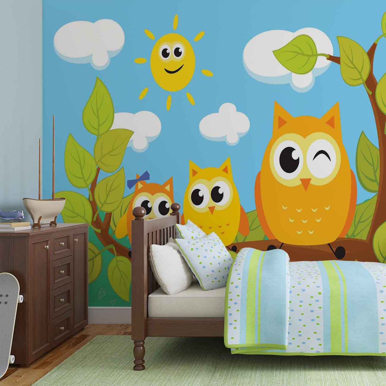 Owls Tree Wall Paper Mural Buy at UKposters