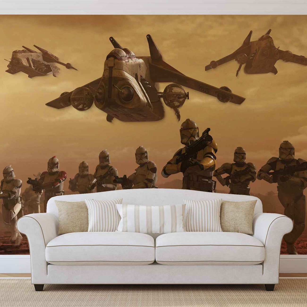 Star Wars Attack Clones Wall Paper Mural Buy at EuroPosters