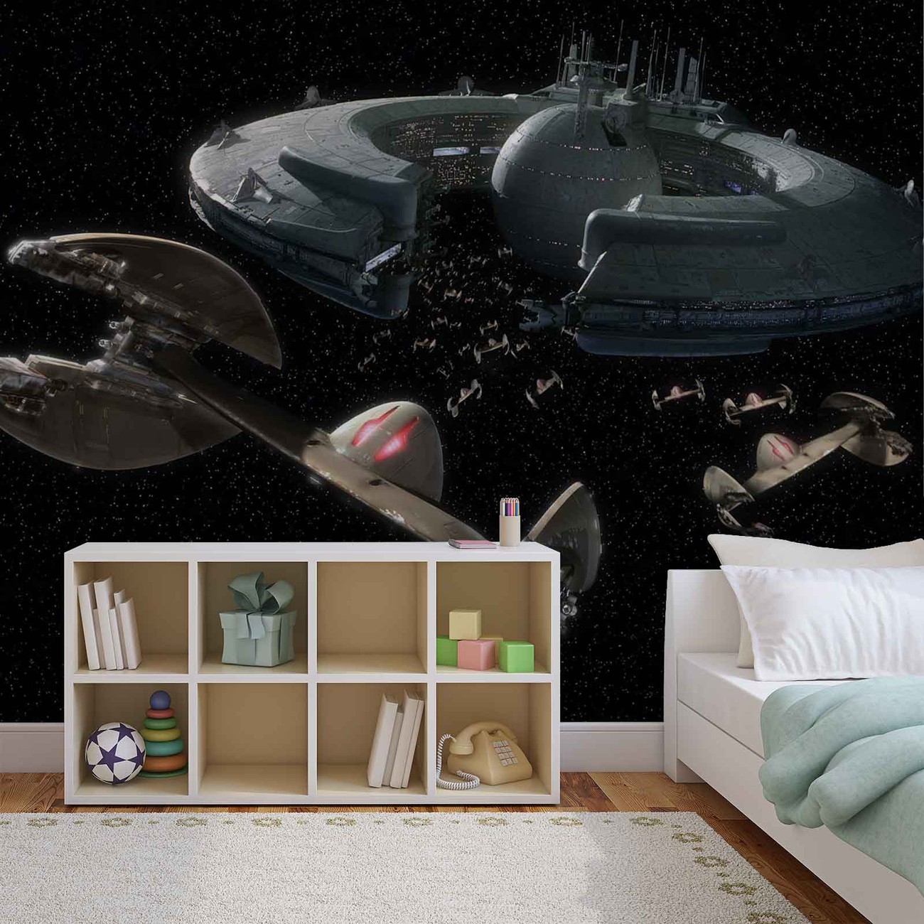 Star Wars Droid Control Ship Lucrehulk Wall Paper Mural Buy At Star Wars Droid Control Ship Lucrehulk Wall Paper Mural Buy At
