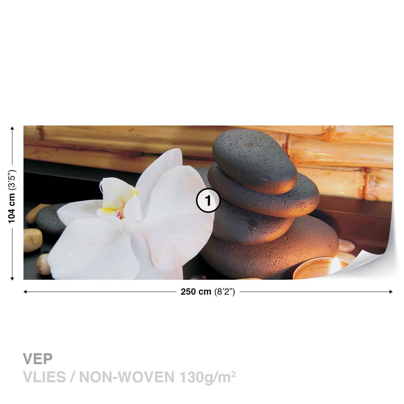 Stone Peaceful Zen Wall Paper Mural Buy at EuroPosters