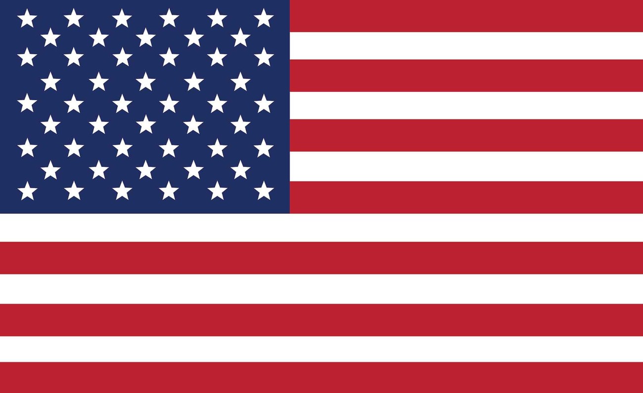 USA America Flag Wall Paper Mural | Buy at EuroPosters, image size:1300x796