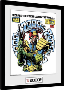 Poster emoldurado 2000 AD - Judge Dredd