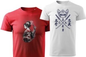 Μπλουζάκια με ασιατικά μοτίβα