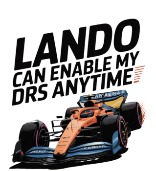 Μπλουζάκι Lando Can Enable My DRS Funny F1 Inspired