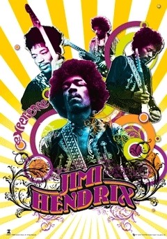 3D poster JIMI HENDRIX
