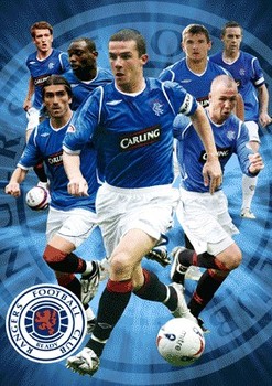3D poster Rangers - players