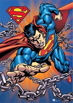 3D poster SUPERMAN - 3D