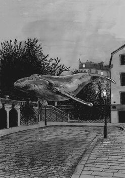 Принти на полотні A whale in Paris, 2020