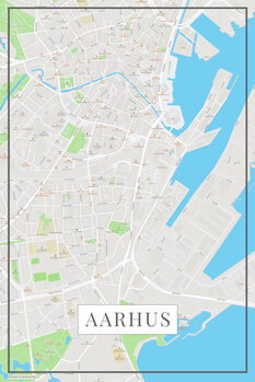 Принти на полотні Aarhus color