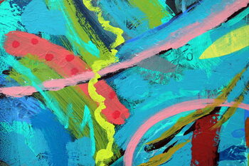 Принти на полотні abstract 25