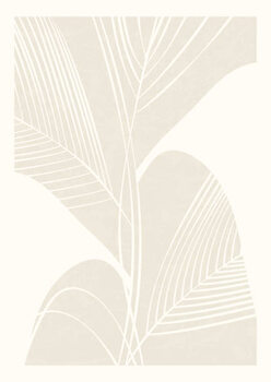 Αυτοκόλλητο Abstract decorative background with leaf in