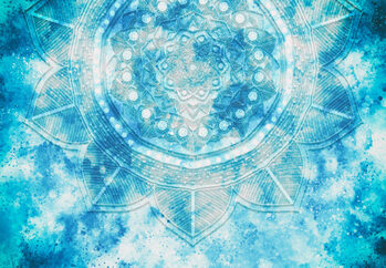 Naljepnica Abstract mandala graphic background