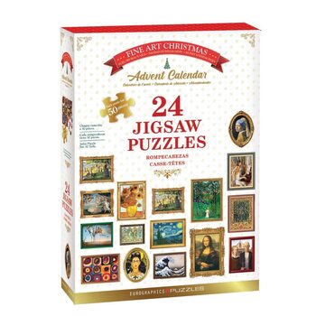 Puzzle Adventni koledar Masterpieces