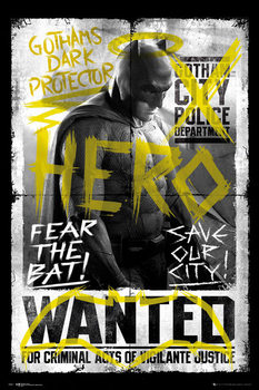Batman v Superman : L'Aube de la Justice - Batman Wanted Affiche