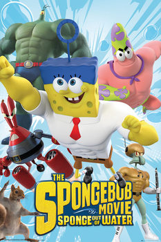 Bob l'éponge 2, le film: Un héros sort de l'eau - Characters Affiche
