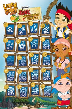Jake et les pirates du Pays Imaginaire - Learn to Count With Affiche