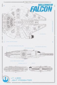 Star Wars, épisode VII : Le Réveil de la Force - Millennium Falcon Plans Affiche