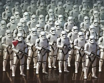 Star Wars, épisode VII : Le Réveil de la Force - Stormtrooper Army Affiche
