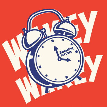 Наклейка Alarm Clock
