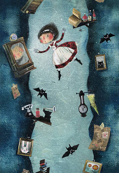 Αυτοκόλλητο Alice in wonderland