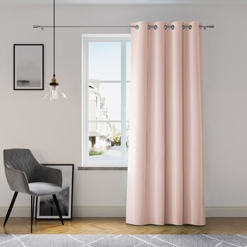 Verho Amelia Home - Eyelets Powderpink 1 kpl