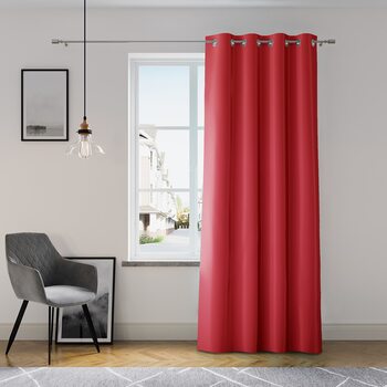 Verho Amelia Home - Eyelets Red 1 kpl