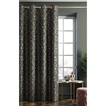 Verho Amelia Home - Ginkgo Black 1 kpl