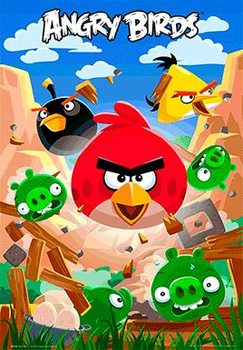 3D Αφίσα Angry birds - smash