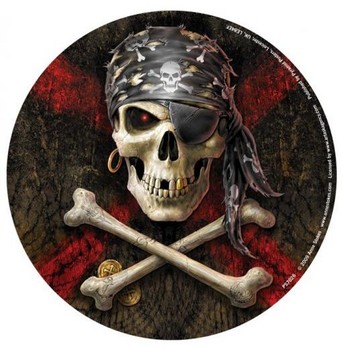 Αυτοκόλλητα ANNE STOKES - pirate skull
