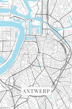 Принти на полотні Antwerp white
