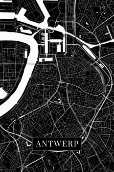 Принти на полотні Antwewrp black
