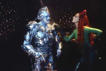 Тениска Arnold Schwarzenegger And Uma Thurman, Batman And Robin 1997 Directed By Joel Schumacher