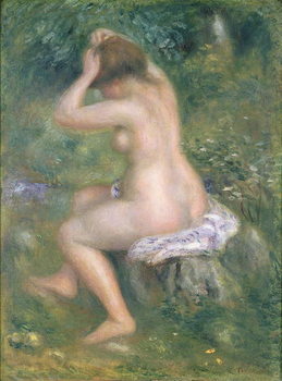 Taidejäljennös A Bather, c.1885-90