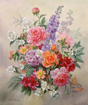 Reprodução do quadro A High Summer Bouquet