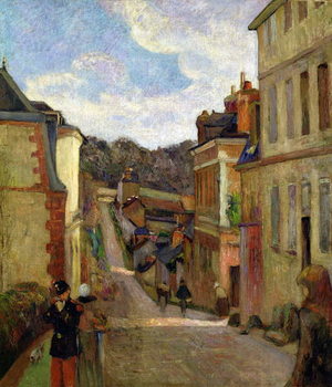 Reprodução do quadro A Suburban Street, 1884