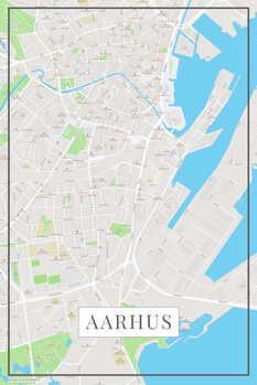 Map Aarhus color