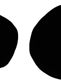 Ilustração abstract black circles