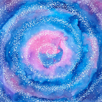 Illustration abstract spiral universe background wallpaper spiritual