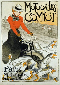 Fine Art Print Advertising poster for Comiot motorcycles.