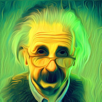 Fine Art Print Albert Einstein 1