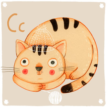 Kuva Alphabet - Cat