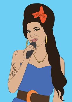Reprodução do quadro Amy Jade Winehouse
