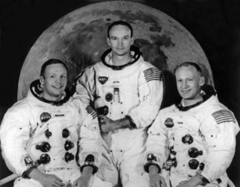 Reprodução do quadro Apollo 11: astronauts