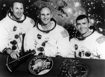 Reprodução do quadro Apollo 13: astronauts