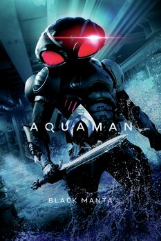 Impressão de arte Aquaman - Black Manta