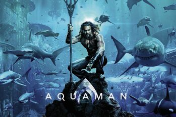 Art Poster Aquaman - Sharks