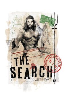 Art Poster Aquaman - The Search